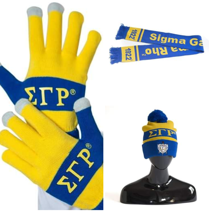 SGRho Hat Scarf & Glove Set