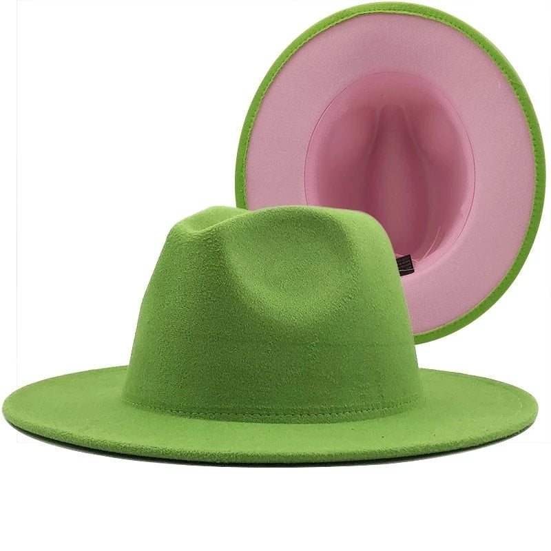 AKA Inspired Fedora Hat