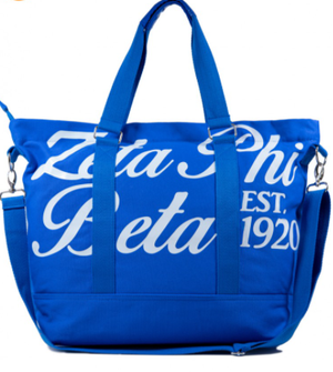 Zeta Phi Beta Canvas Bag