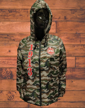 1913 Camouflage Hooded Line Jacket